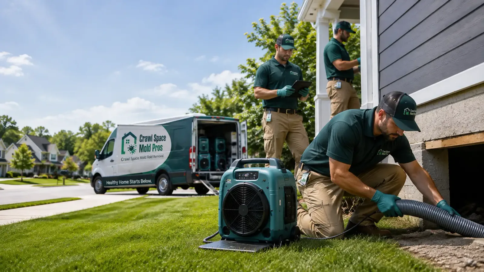 Crawl Space Mold Removal in Carpenter, SD